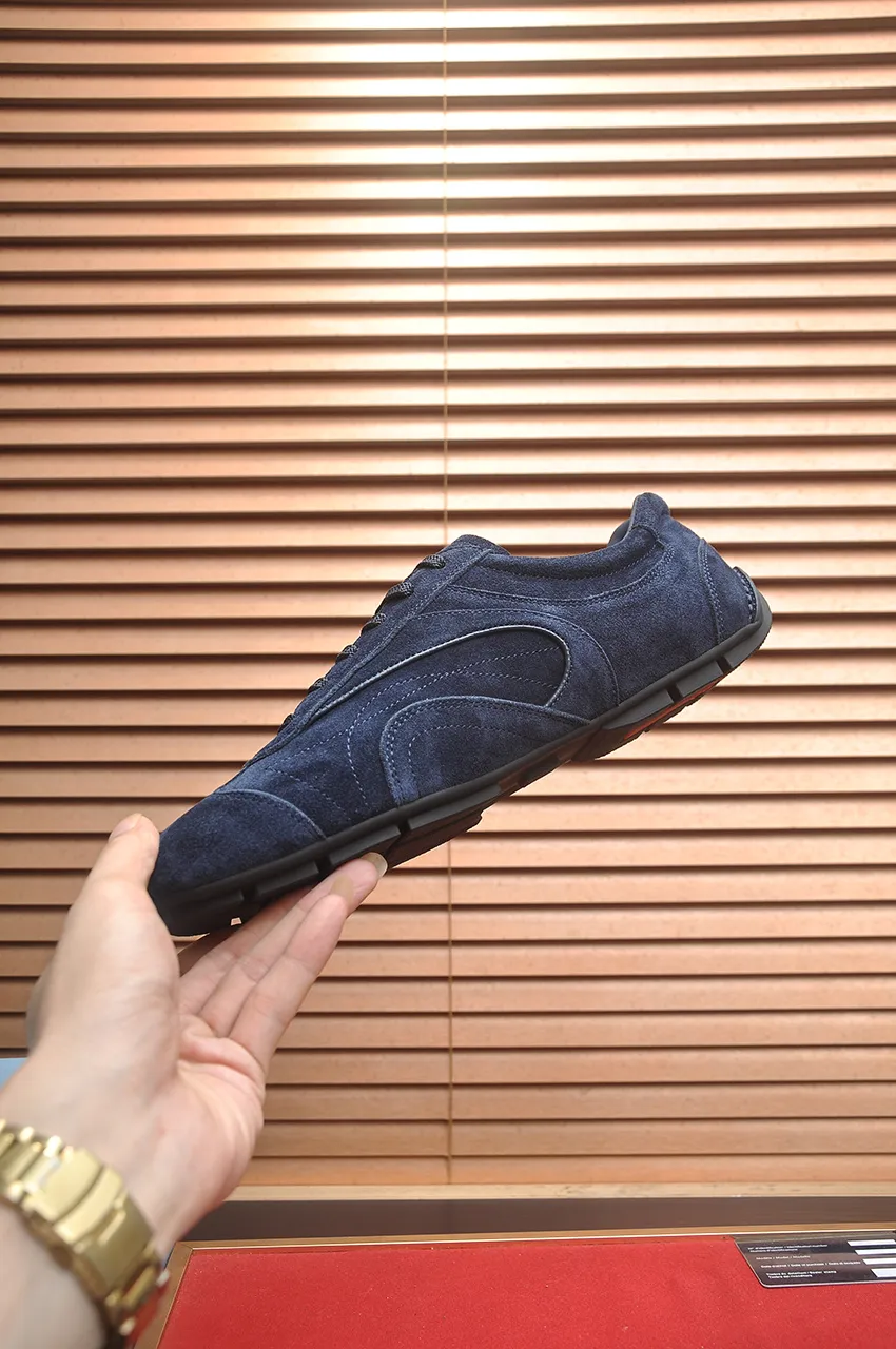 Men's shoes 💰560💶【PRADA】Prada casual shoes for couples, originally developed 1:1, made of high-mercerized cowhide with imported cowhide, silk sheepskin lining, rubber outsole, comfortable and soft on the feet, size for women: 35 to 40. Male 38 to 48💰🔥🔥🔥🔥🔥